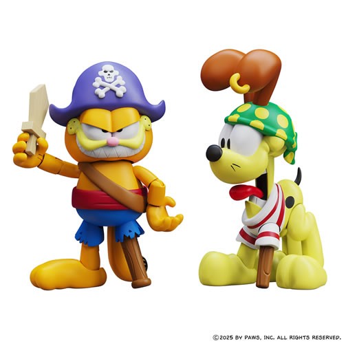 Garfield Figures - Garfield’s Halloween Adventure - Pirate Garfield And Pirate Odie 2-Pack
