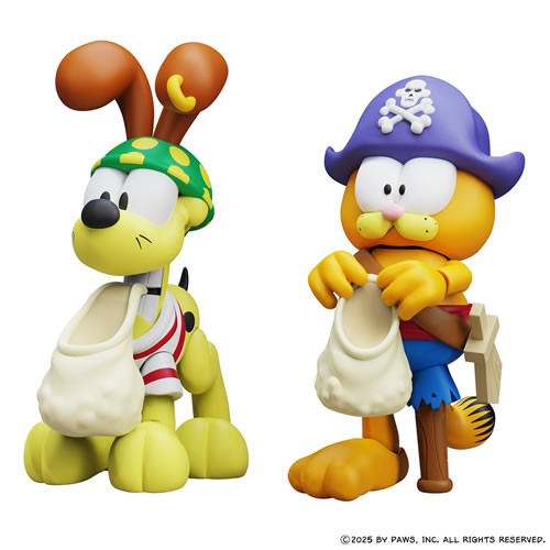 Garfield Figures - Garfield’s Halloween Adventure - Pirate Garfield And Pirate Odie 2-Pack