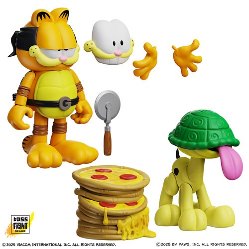 Garfield Figures - Garfield x Teenage Mutant Ninja Turtles 2-Pack