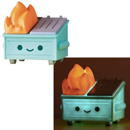 Lights Lamps Lil Dumpster Fire Night Light Figure