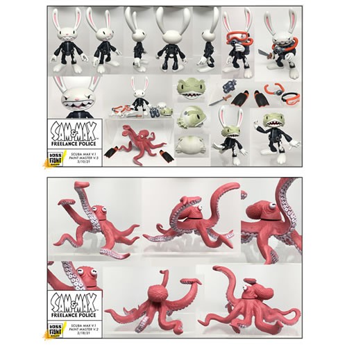 Sam & Max Figures - S02 - Scuba Max Deluxe Set