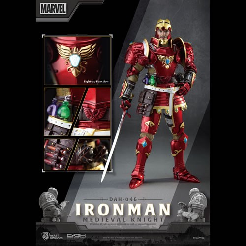 Dynamic 8-ction Heroes Figures - Marvel - DAH-046 Medieval Knight Iron-Man