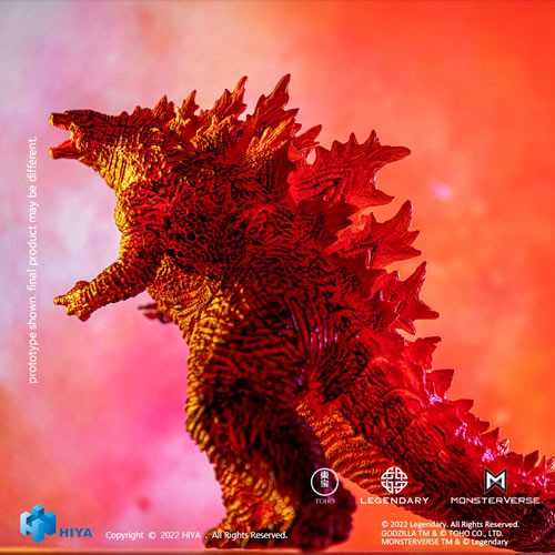 Godzilla Stylist Series Figures - King Of The Monsters - Burning Godzilla EX (Non-Scale)