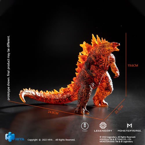 Godzilla Stylist Series Figures - King Of The Monsters - Burning Godzilla EX (Non-Scale)