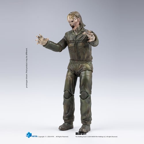 Exquisite Mini Series Figures - The Walking Dead: Daryl Dixon - 1/18 Scale Dark Eyes Walker