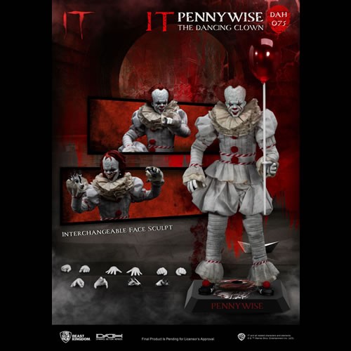 Dynamic 8-ction Heroes Figures - IT (2017/2019 Movies) - DAH-075 Pennywise The Dancing Clown