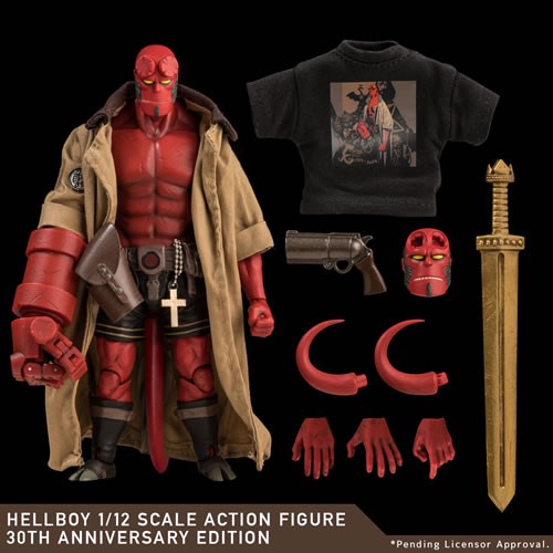 Hellboy Figures - 1/12 Scale Hellboy (30th Anniversary)