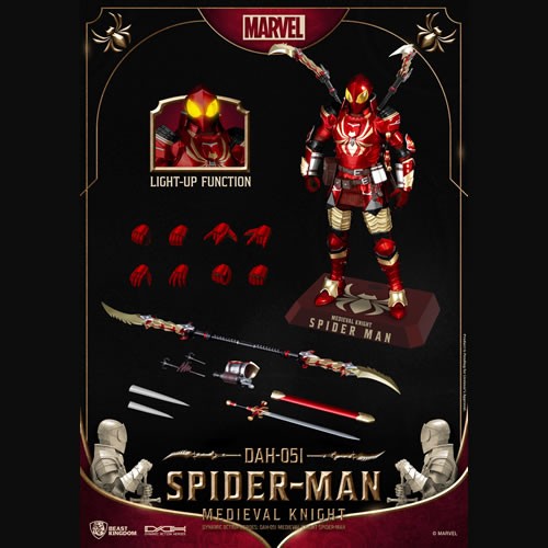 Dynamic 8-ction Heroes Figures - Marvel - DAH-051 Medieval Knight Spider-Man