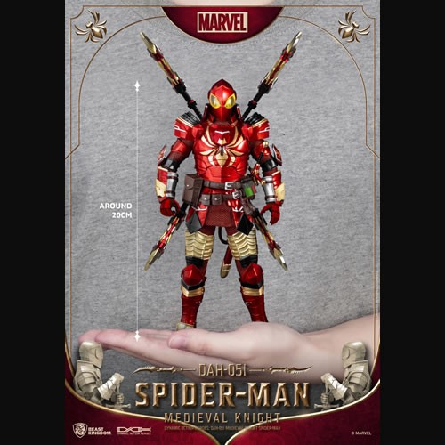 Dynamic 8-ction Heroes Figures - Marvel - DAH-051 Medieval Knight Spider-Man