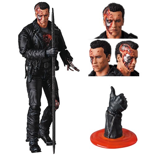 Miracle Action Figures (MAFEX) - Terminator 2 - T-800 (Damaged Version)