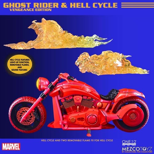 One:12 Collective Figures - Marvel - Ghost Rider And Hell Cycle (Vengeance Edition) Exclusive