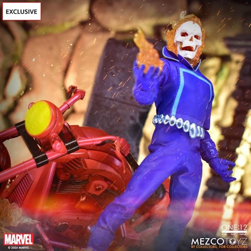One:12 Collective Figures - Marvel - Ghost Rider And Hell Cycle (Vengeance Edition) Exclusive