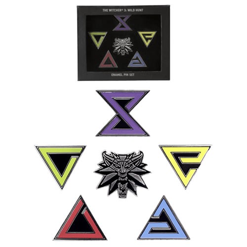 THE WITCHER ENAMEL PIN SET