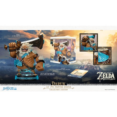 Legend Of Zelda Statues - Breath Of The Wild - 12" Daruk PVC (Collector's Edition)