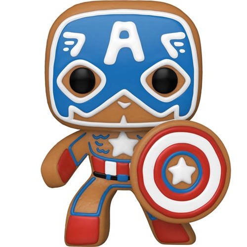 Pop! Marvel - Gingerbread Captain America (Holiday 2021)