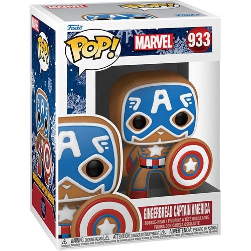 Pop! Marvel - Gingerbread Captain America (Holiday 2021)