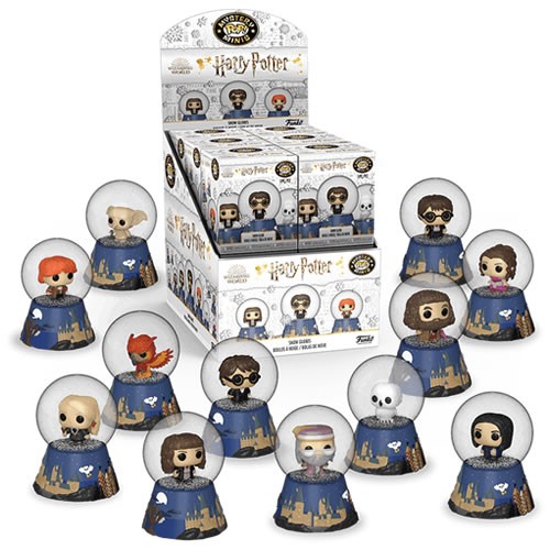 Mystery Minis Figures - Harry Potter - 12pc Snow Globes Assorted Display