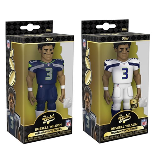 Vinyl Gold Figures - NFL - 5" Russell Wilson (Seahawks) w/ Chase