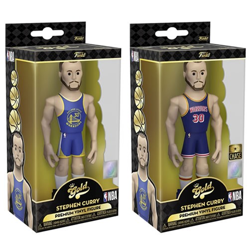 Vinyl Gold Figures - NBA - 5" Steph Curry (Warriors) w/ Chase