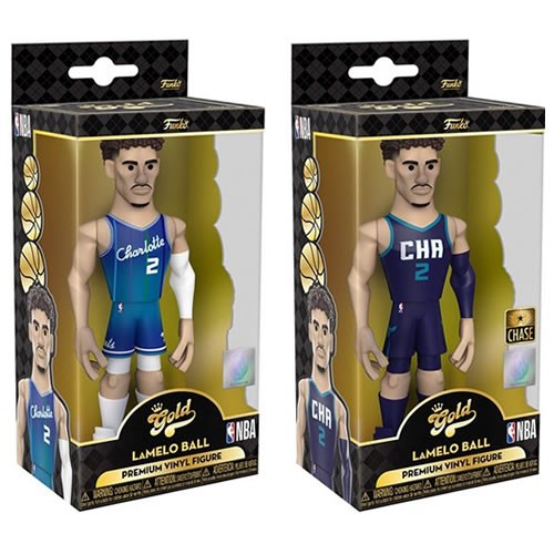 Vinyl Gold Figures - NBA - 5" LaMelo Ball (Hornets / City Edition '21) w/ Chase