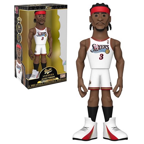 Vinyl Gold Figures - NBA Legends - 12" Allen Iverson (76ers) w/ Chance Of Chase