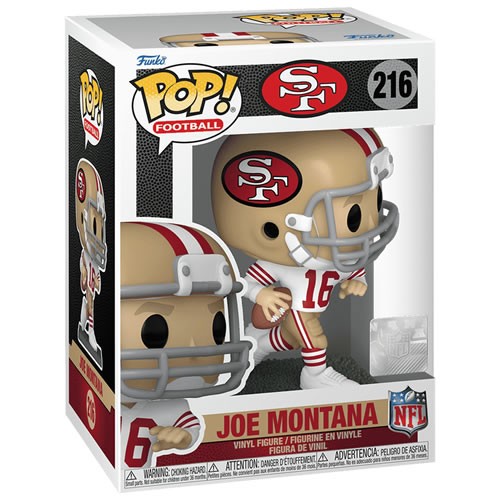 Pop! Football - NFL Legends - Joe Montana (49ers Away Uniform)
