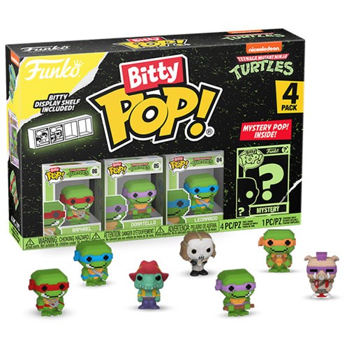 Bitty Pop! - TMNT - 8-Bit 4-Pack