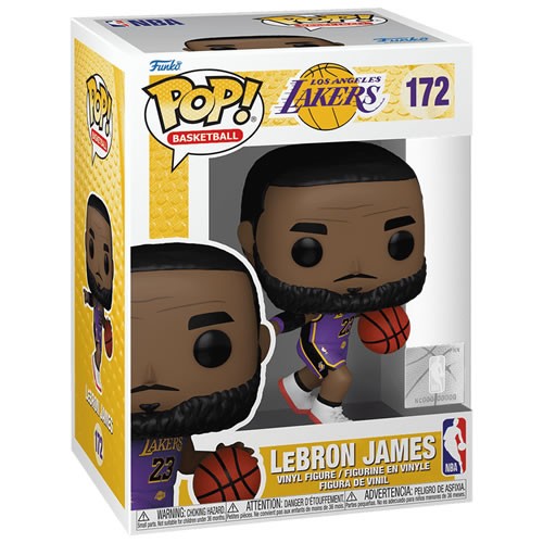 Pop! Basketball - NBA - LeBron James (Pointing) (Purple Jersey) (Lakers)