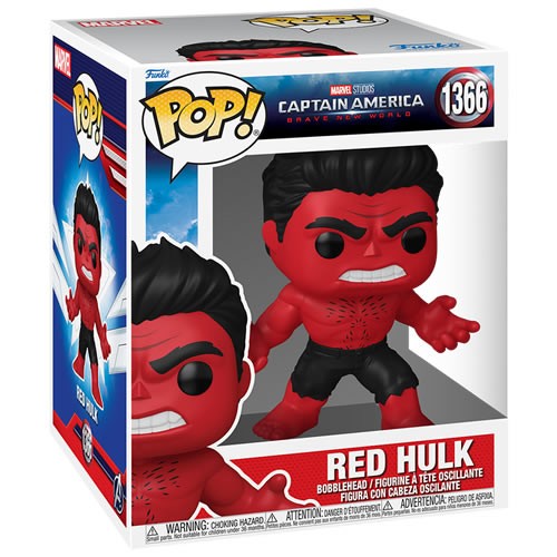 Pop! Marvel - Captain America: Brave New World - 6" Super Sized Red Hulk