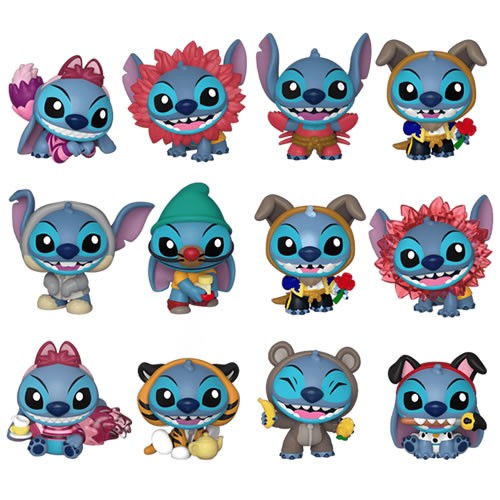 Mystery Minis Figures - Disney - Stitch In Costume - 12pc Assorted Display