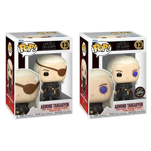 Pop! Television - House Of The Dragon - Aemond Targaryen w/ Chase