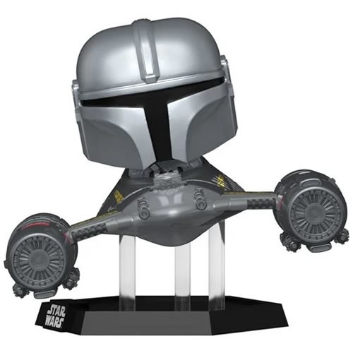 Pop! Rides Super Deluxe - Star Wars - The Mandalorian - The Mandalorian In N-1 Starfighter w/ R5-D4