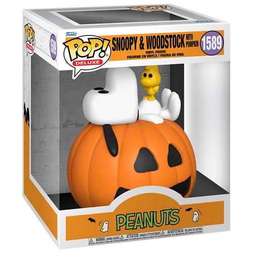 Pop! Television Deluxe - Peanuts - Snoopy & Woodstock w/ Pumpkin