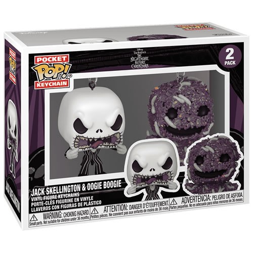 Pocket Pop! Keychains - NBX - Jack Skellington & Oogie Boogie 2-Pack