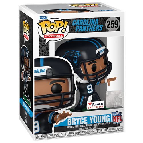 Pop! Football - NFL - Bryce Young (Black And Blue Uniform) (Panthers) (Exclusive)