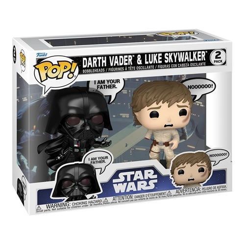 Pop! Star Wars - Darth Vader & Luke Skywalker Sayings 2-Pack
