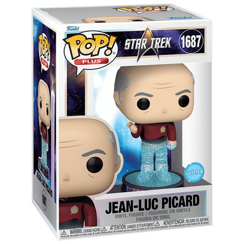 Pop! Plus Television - Star Trek: The Original Series - Jean-Luc Picard (Transporter) (Glitter)