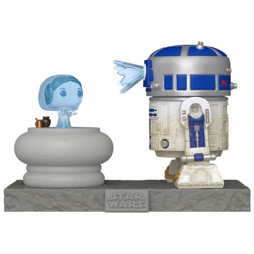 Pop! Deluxe Star Wars - R2-D2 And Princess Leia Hologram