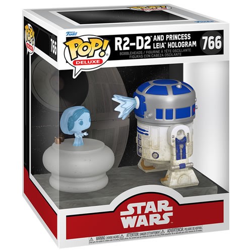 Pop! Deluxe Star Wars - R2-D2 And Princess Leia Hologram
