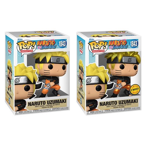 Pop! Animation - Naruto: Shippuden - Naruto Uzumaki w/ Kunai & Shuriken w/ Chase