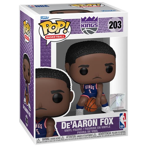 Pop! Basketball - NBA - De'Aaron Fox (2024 City Edition Uniform) (Kings)