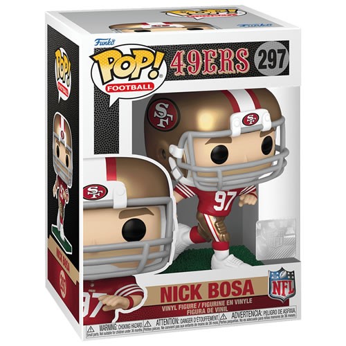 Pop! Football - NFL - Nick Bosa (Running) (Red & Gold Uniform) (49ers)
