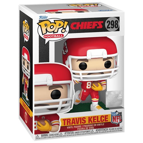Pop! Football - NFL - Travis Kelce (Running) (Red and White Uniform) (Chiefs)