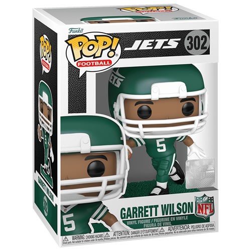 Pop! Football - NFL - Garrett Wilson (Green And White Uniform) (Jets)