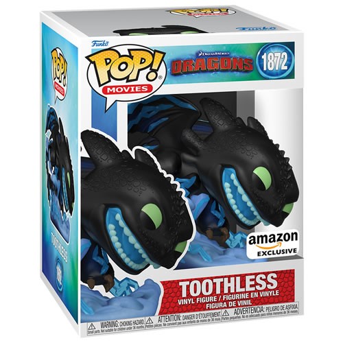 Pop! Movies - DreamWorks Dragons - Toothless w/ Lightning (Exclusive)