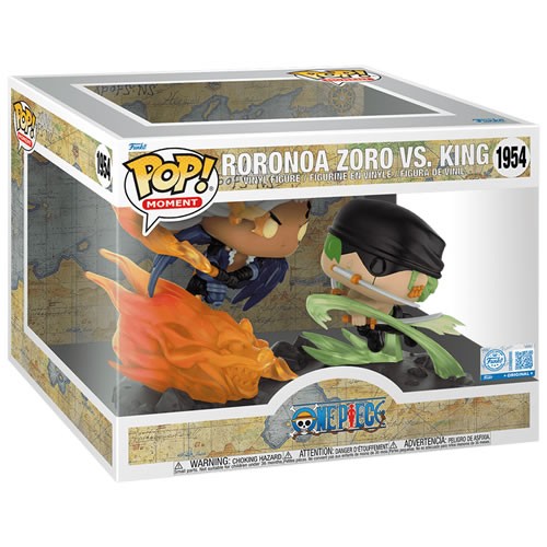 Pop! Moments - Animation - One Piece - Roronoa Zoro Vs King (Exclusive)