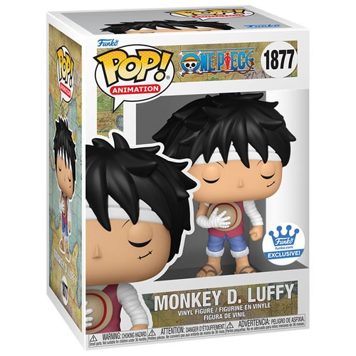 Pop! Animation - One Piece - Monkey D. Luffy (Marineford Memorial) w/ Pop! Protector (Exclusive)
