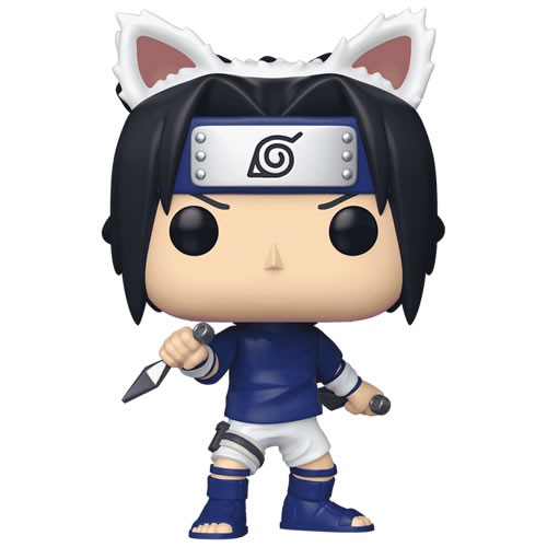 Pop! Animation - Naruto: Shippuden - Sasuke Uchiha (Paw Encyclopedia) w/ Pop! Protector (Exclusive)
