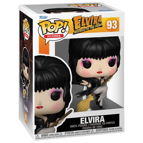 Pop! Icons - Elvira: Mistress Of The Dark - S05 - Elvira (Broom)