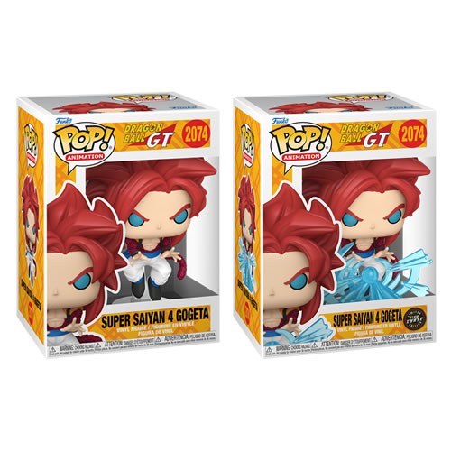 Pop! Animation - Dragon Ball GT - S02 - Super Saiyan 4 Gogeta w/ Chase (Glow)